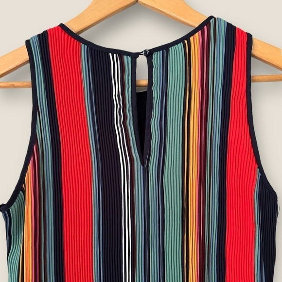 Caroline Belle Striped Pleated Dress - Picture 7 of 13